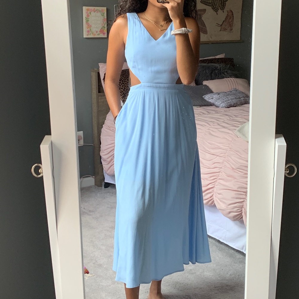 Doe & Rae Cutout Midi Dress